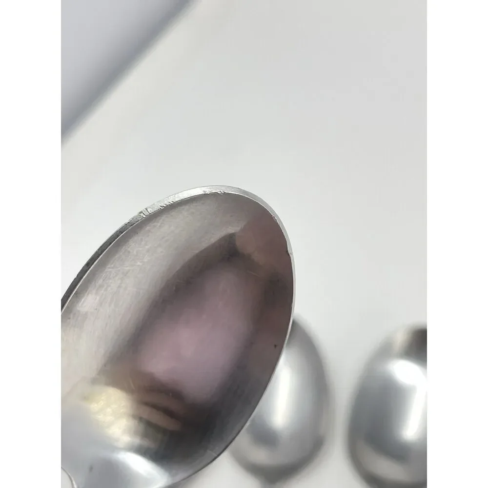 ONEIDA TERESA Stainless Steel Satin Dinner Spoons 7.25” Set Of 6 Discontinued